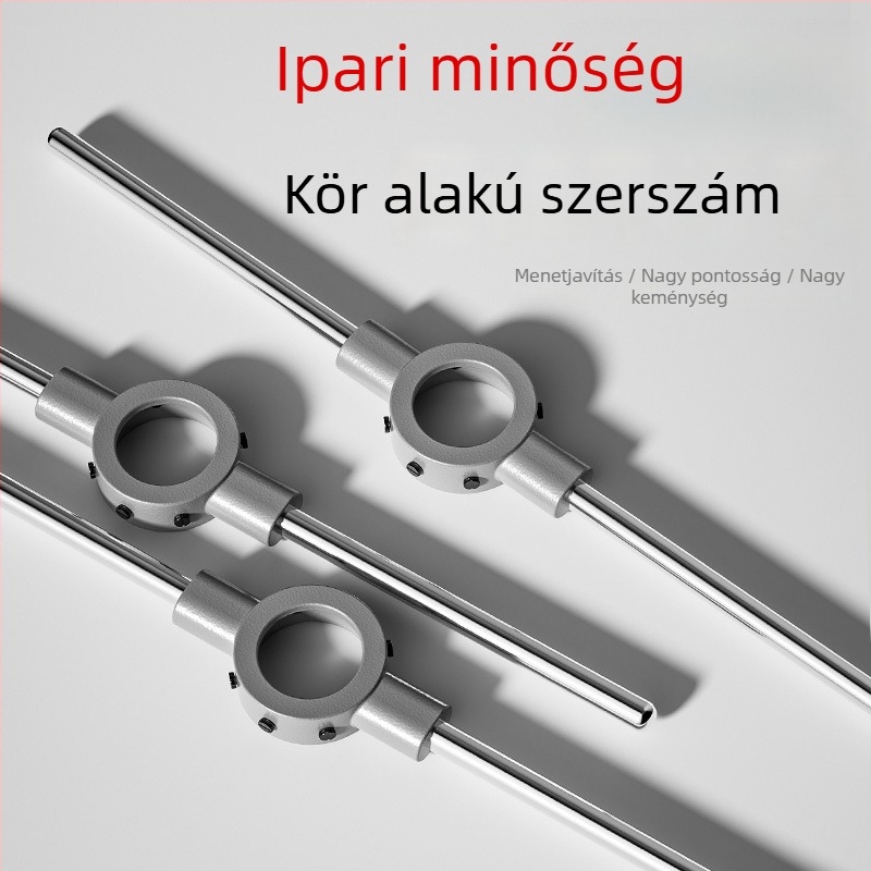 Kézi Tap and Die készlet – Teljes készlet menetkészítéshez, állítható menetvágó kulccsal