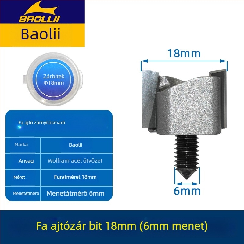 Treasure Blade Sharp Mortise kés fa ajtóhoz – gyaluköri/maró szerszám a kulcslyuk nyitásához