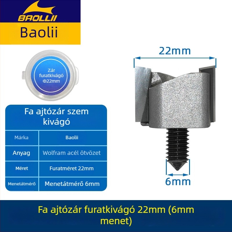 Treasure Blade Sharp Mortise kés fa ajtóhoz – gyaluköri/maró szerszám a kulcslyuk nyitásához