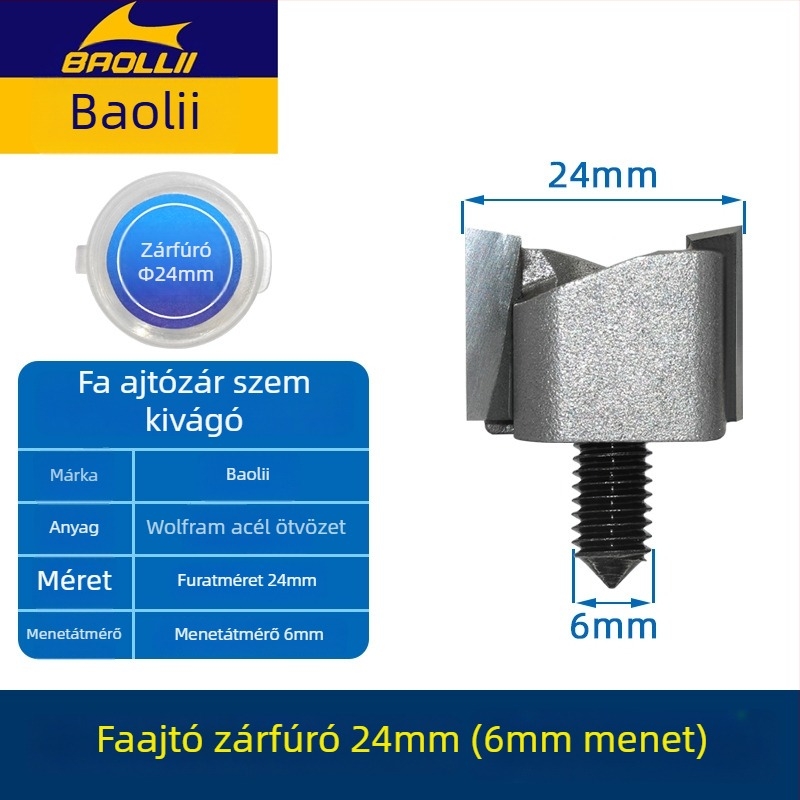 Treasure Blade Sharp Mortise kés fa ajtóhoz – gyaluköri/maró szerszám a kulcslyuk nyitásához