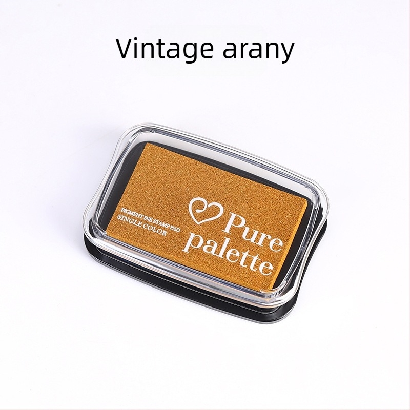 Vintage színű tintapárna készlet, hét szín, ellenáll a fakulásnak, kreatív bélyegző tintapárnák