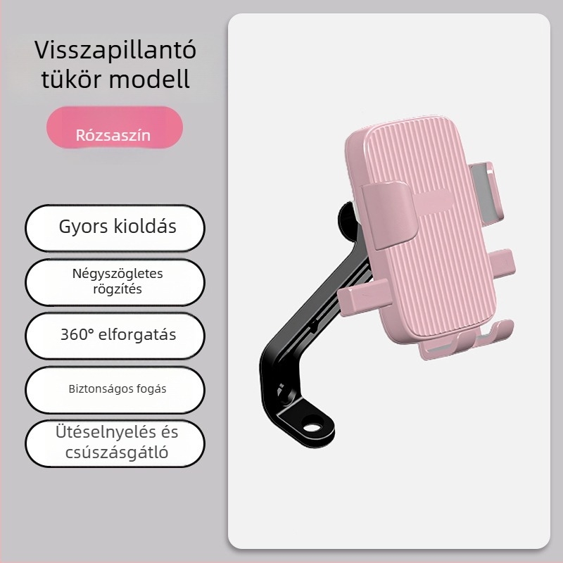 Elektromos motorkerékpárhoz telefontartó navigációs kerettel, vízálló esernyőárnyékoló, kerékpárhoz universális tartó