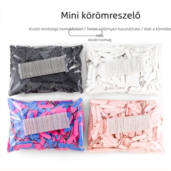 Mini fa körömreszelő, kettőoldalas, formázáshoz és polírozáshoz