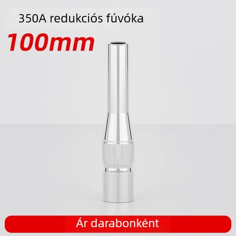 MIG hegesztőpisztolyhoz csökkentő fúvóka, 350A, 70 mm kúpos, hosszított vezető érintkező fúvóka