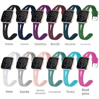 Fitbit Versa 2 nyitott vége szilikon szíj Versa Lite