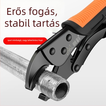 Állítható, nehéz fogó-szorító, ötvözet acélból készült harapófogó fej, 36 mm-es maximális nyitás, faipari felhasználásra