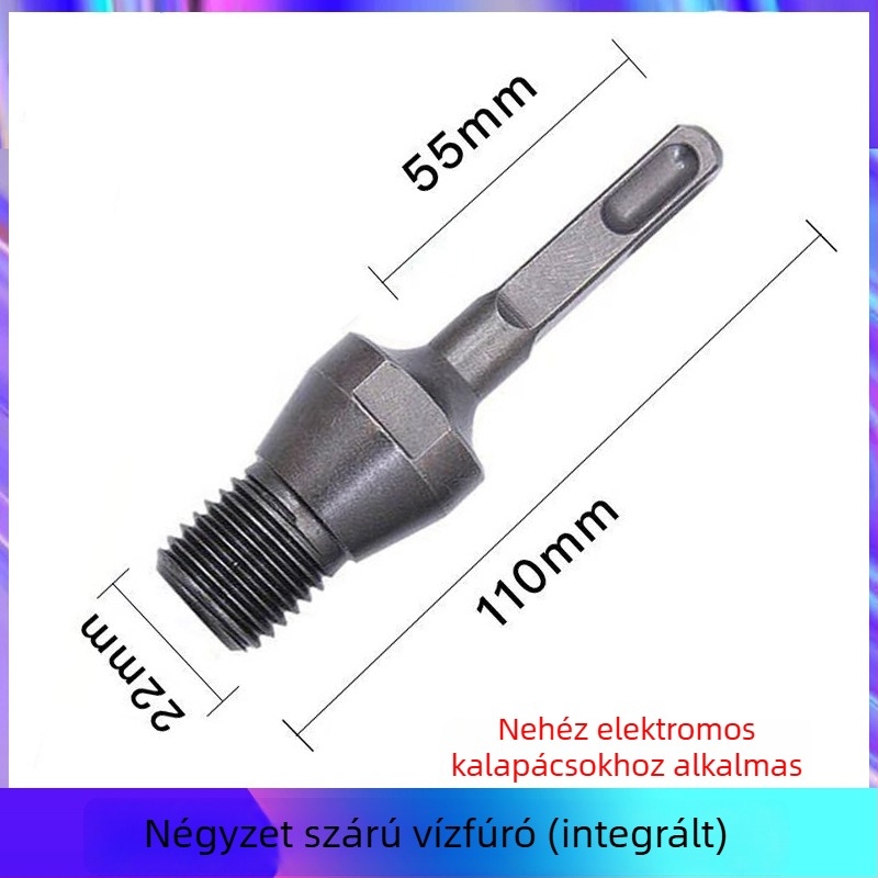 Kalapács fúró adapter kar – fal falnyílásokhoz, hosszabb átalakító fej