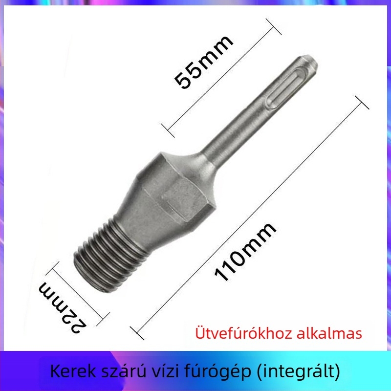 Kalapács fúró adapter kar – fal falnyílásokhoz, hosszabb átalakító fej