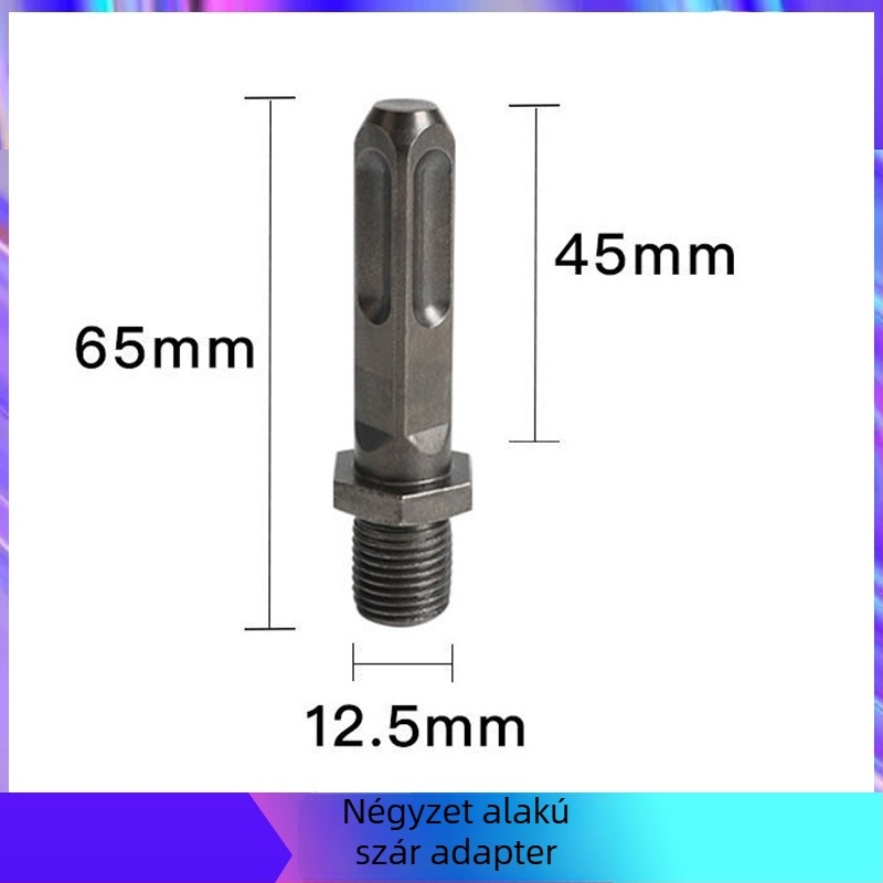 Kalapács fúró adapter kar – fal falnyílásokhoz, hosszabb átalakító fej