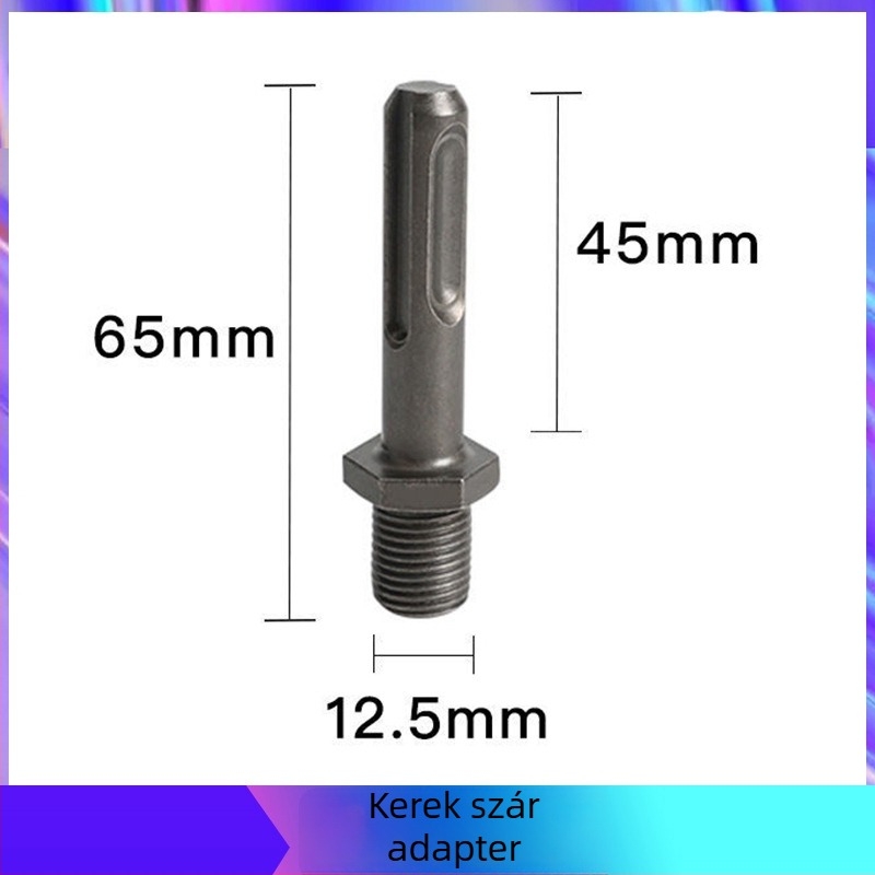 Kalapács fúró adapter kar – fal falnyílásokhoz, hosszabb átalakító fej