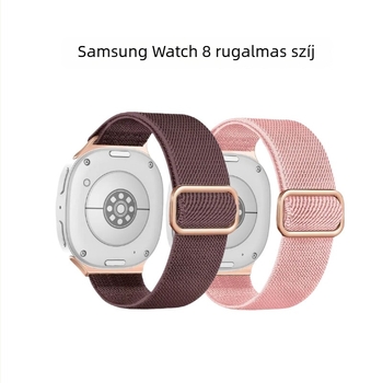 Nylon elasztikus sportpánt a Samsung Watch8 sorozathoz, divatos és minimalist, uniszex, 22 mm