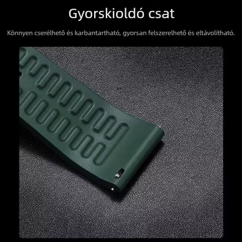 Huawei GT3 szilikon óraszíj okosórahoz, modell 18.20.22