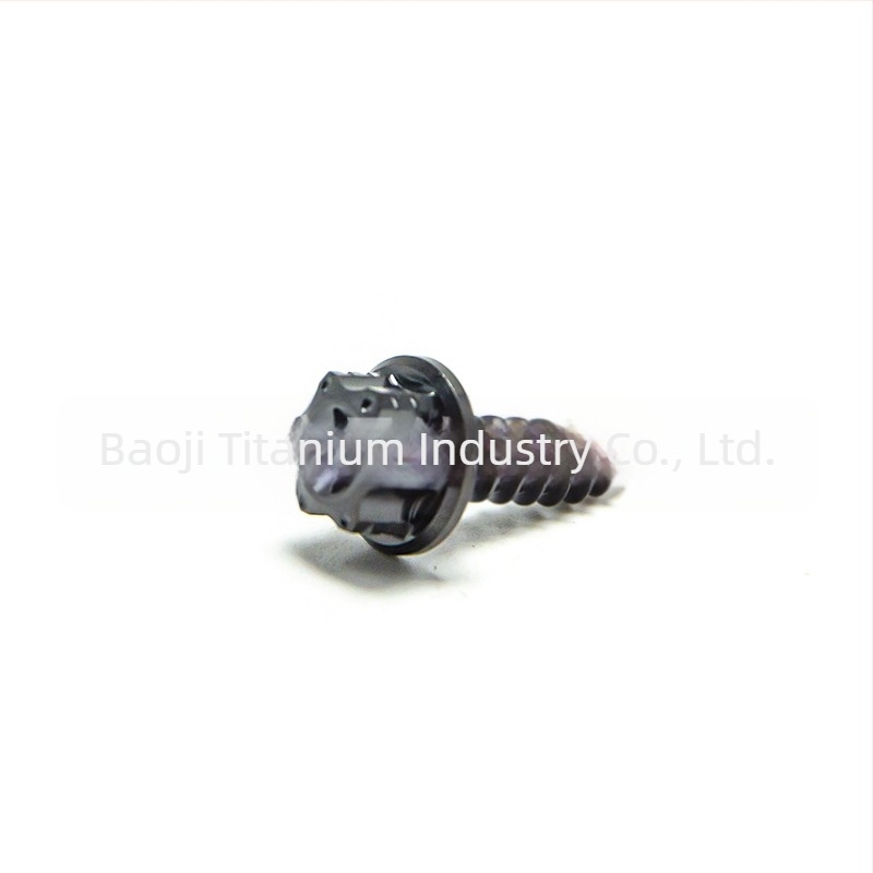 TMJ titánötvözet önmetsző csavarok fémlaphoz, M5x15/20/25 mm, TC4, motorkerék-módosítás
