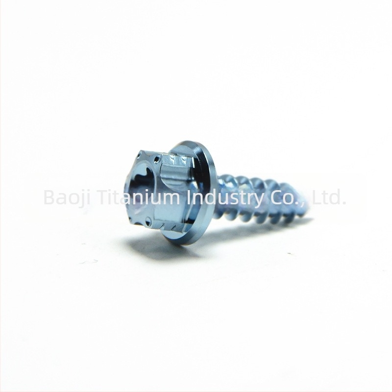 TMJ titánötvözet önmetsző csavarok fémlaphoz, M5x15/20/25 mm, TC4, motorkerék-módosítás