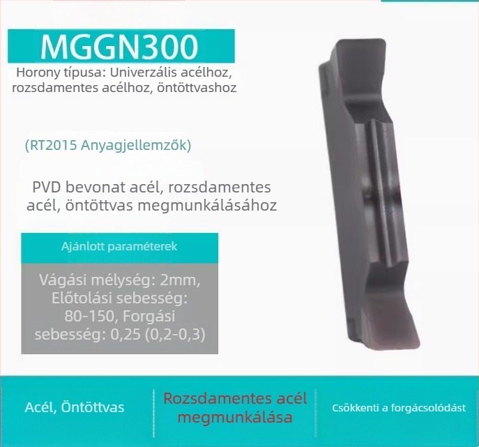 CNC horonybetétek MGGN200/300/400, MGMN500-T/600 – finomra csiszolt vágóeszközök