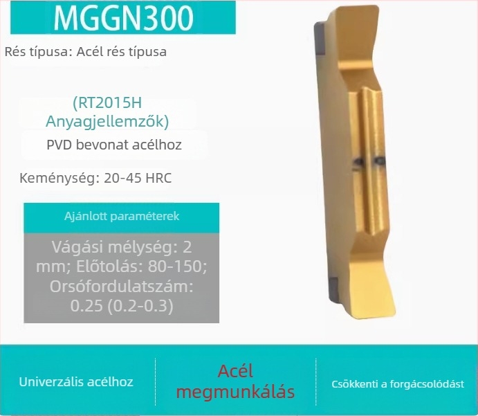 CNC horonybetétek MGGN200/300/400, MGMN500-T/600 – finomra csiszolt vágóeszközök