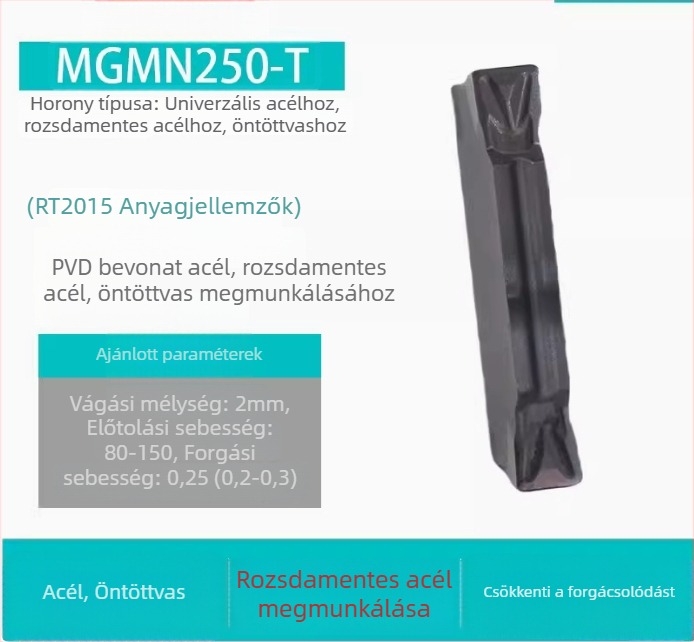 CNC horonybetétek MGGN200/300/400, MGMN500-T/600 – finomra csiszolt vágóeszközök