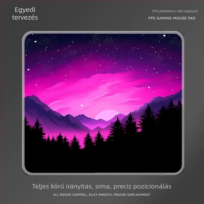 Csillagos ég mintás egérpad, kis méretű, vastagított, oktatási és irodai használatra