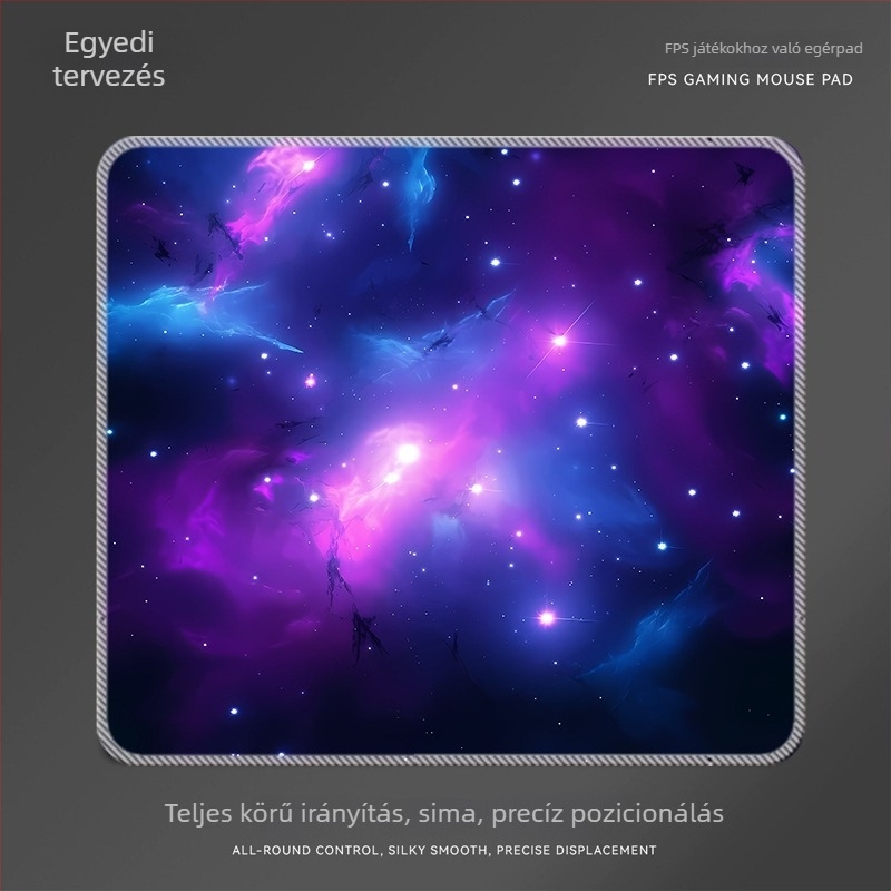 Csillagos ég mintás egérpad, kis méretű, vastagított, oktatási és irodai használatra