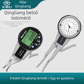 Digitális belső átmérő tolómérő – 0,005 mm pontosságú, hornyok mérésére szolgáló kijelzős eszköz
