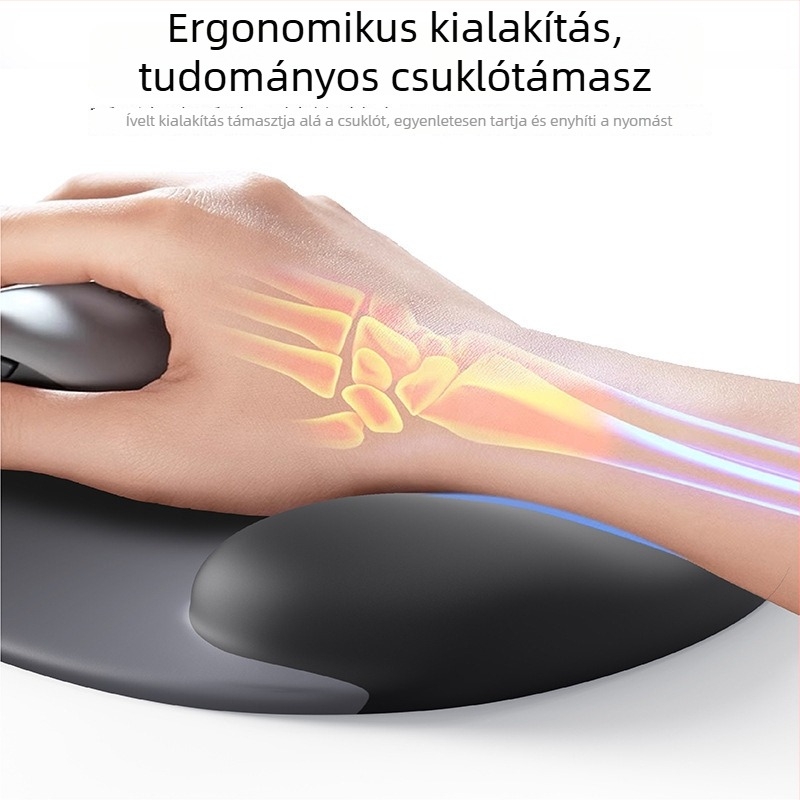 Gradientes egérpad csuklótámasz, csúszásmentes felület, memóriahab, irodai használatra, nők számára