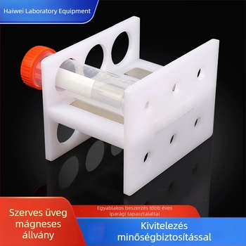 Plexiüvegből készült mágneses tartó centrifugálótömlők számára, 0,2–50 ml, 8/12/24 lyukú lemezekhez és biomágneses szemcsékhez