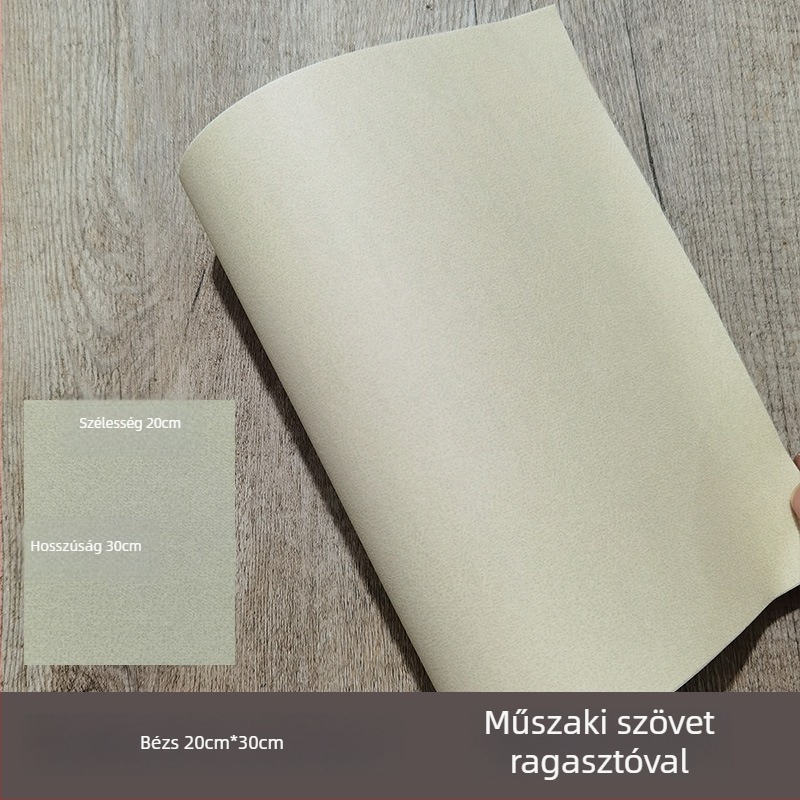 Poliészter textil patch a kanapé javítására - öntapadós, Velcro hátoldalon