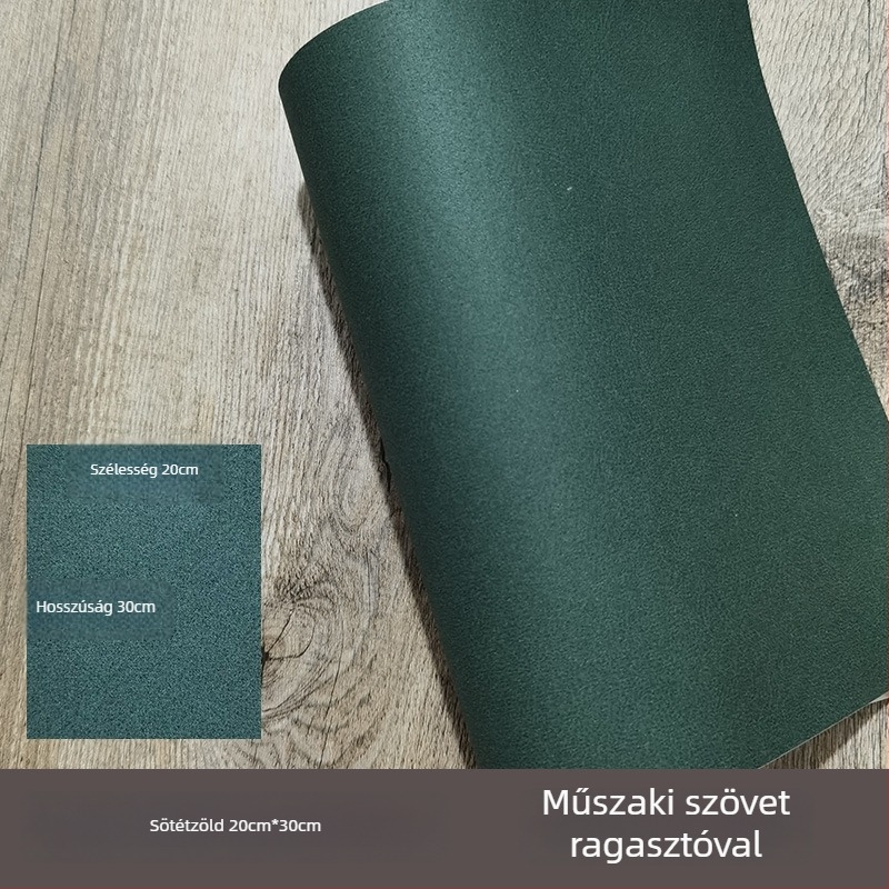 Poliészter textil patch a kanapé javítására - öntapadós, Velcro hátoldalon