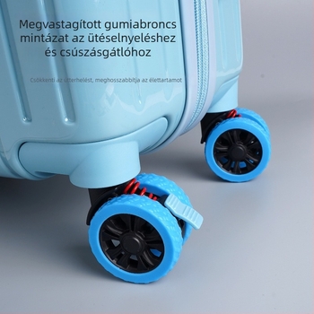 Szilikon kerékvédő a bőröndhöz – gumigyűrűvel, hangtalan forgókerekek, kopásálló