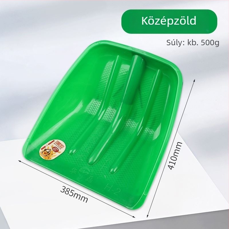 Hólapát műanyag testtel és edzett műanyag fejjel, vastagodott kialakítás, nagy méret, fa nyél, összecsukható, modell Q27343
