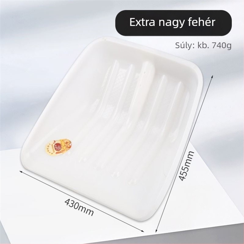 Hólapát műanyag testtel és edzett műanyag fejjel, vastagodott kialakítás, nagy méret, fa nyél, összecsukható, modell Q27343