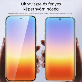 Senada Huawei P90 Pro Maxhoz tervezett edzett üveg kijelzővédő — teljes képernyő, HD, anti-peep, anti-ujjlenyomat, ütésálló