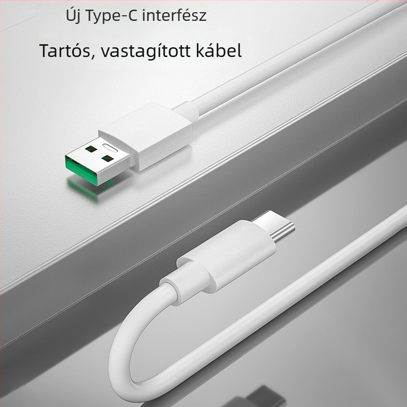 65W gyors töltés USB-C kábel Oppo telefonokhoz; Reno A9 Find adatkábel 80/100/120W