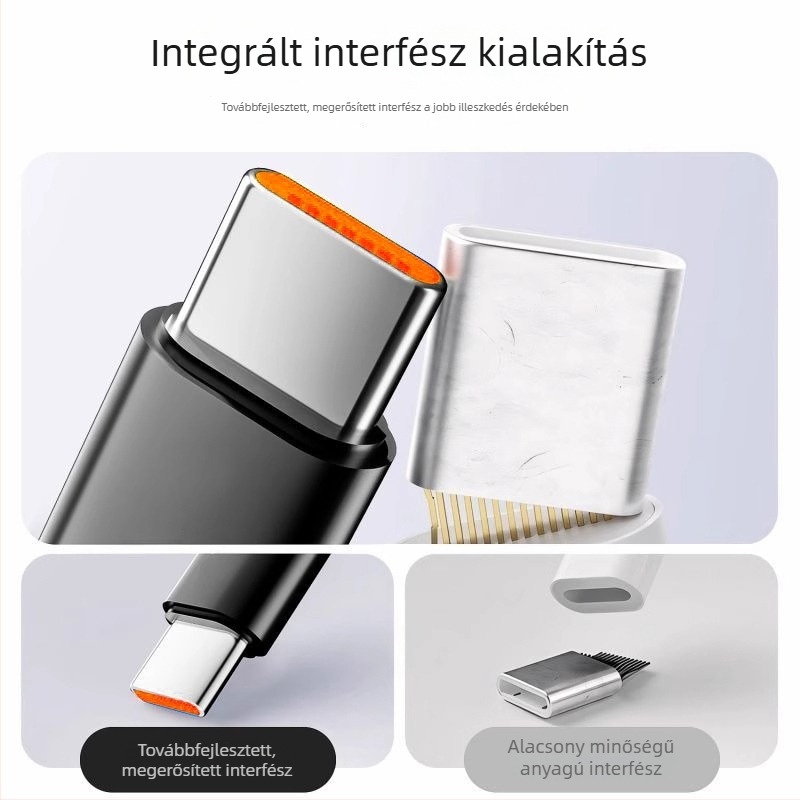 Nylon szövött USB-C adatkábel, gyors töltés Huawei, Honor, Xiaomi, OPPO, Vivo és iPad számára