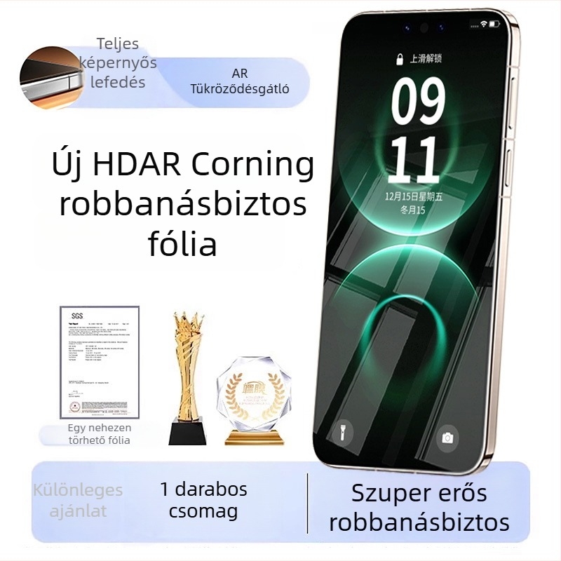 Xiaomi 15-höz készült edzett üveg kijelzővédő – teljes lefedettség, ütésálló, anti-ujjlenyomat, szemvédelem, kékfény-szűrő, magánéletvédő