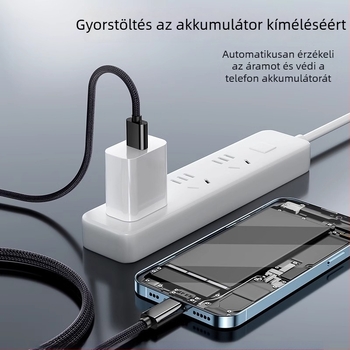 3 méteres USB-C gyors töltési adatkábel Apple iPhone 11/12/13/14