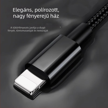 3 méteres USB-C gyors töltési adatkábel Apple iPhone 11/12/13/14