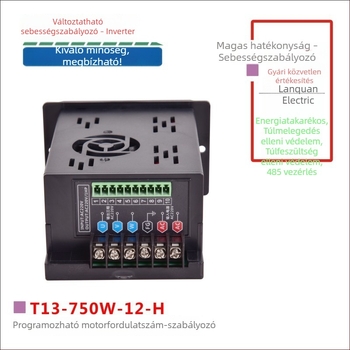 AC220 Kompakt háromfázisú motor vektorfrekvencia-átalakítóval, precíz sebességszabályozás, modell T13-750W-12-H