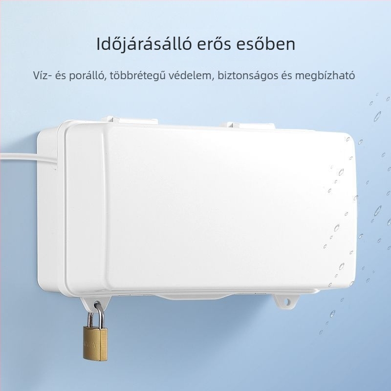 Kültéri elosztó vízálló fedél