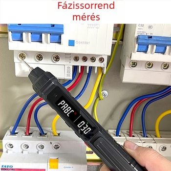 ZL12B digitális multiméter villanyszerelőknek, folyamatos áramkör tesztelése, fázis- és nullvezeték észlelése, intelligens kijelző, teszt toll, többfunkciós univerzális mérő