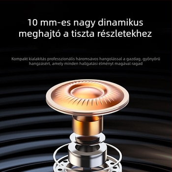Kábeles klipszes fejhallgató, USB-C / 3,5 mm, kiváló hangminőség, tartós, nem-belefúrt kialítás, univerzális telefonokhoz és számítógépekhez, hosszabbító kábel