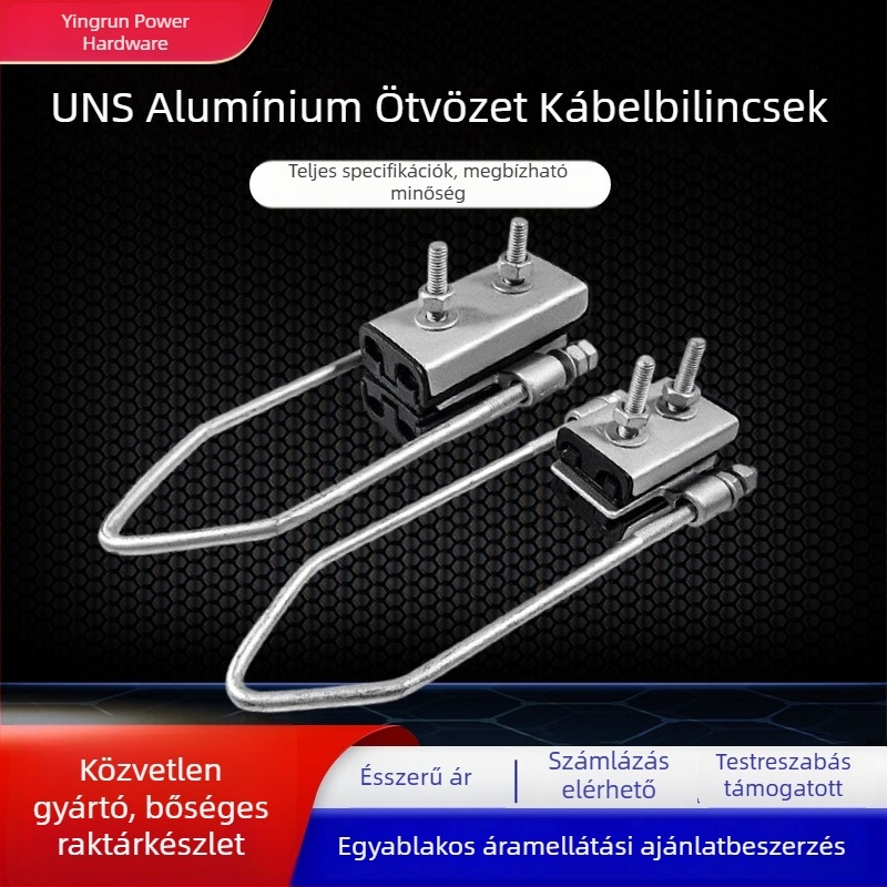JNS sorozat csomagolt kábelcsipesz, szigetelt, nagy vezetőképességű, négymagos