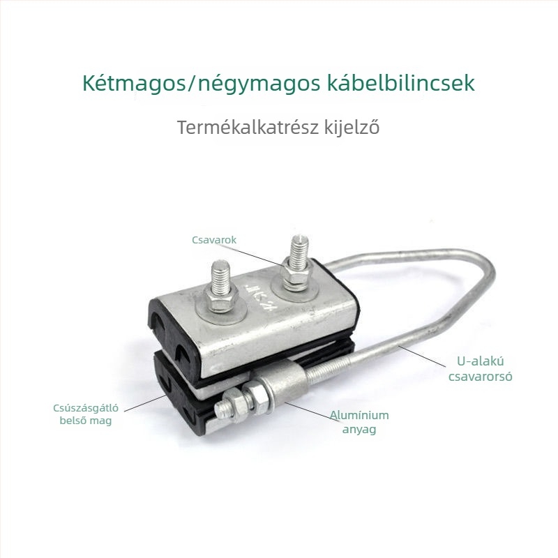 JNS sorozat csomagolt kábelcsipesz, szigetelt, nagy vezetőképességű, négymagos