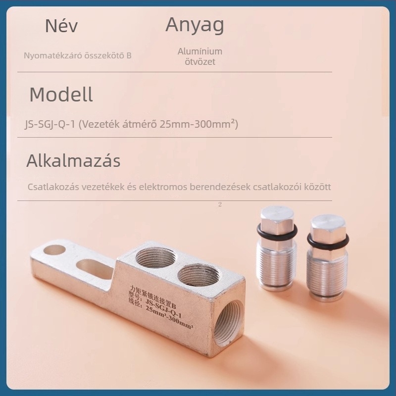 Nagyfeszültségű kábelekhez tervezett nyomatékkorlátozó bilincs zárómechanizmussal