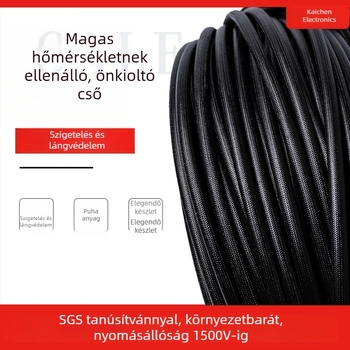 Készleten: 1,5 kV fekete öngyulladásmentes szigetelő üvegszálcső nagykereskedelmi