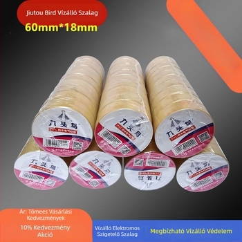 Átlátszó vízálló elektromos szalag, 60×18 mm, izolált mélykútból merülő Pumpákhoz