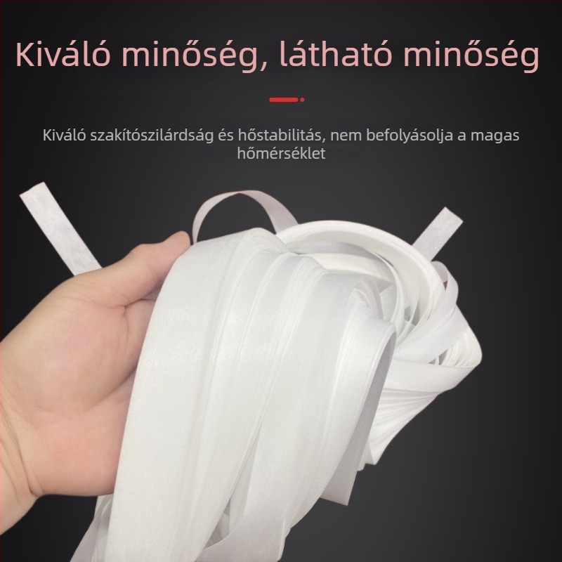 Szigetelő vízálló kétoldalas kábel szalag, buffertapas vezetékjavításhoz, elektromos anyagok, nagy hőmérséklet-állóság