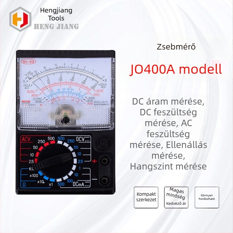 Kézi analóg multiméter mechanikus mutatóval, magas pontosságú MF411 professzionális villamossági szakembereknek