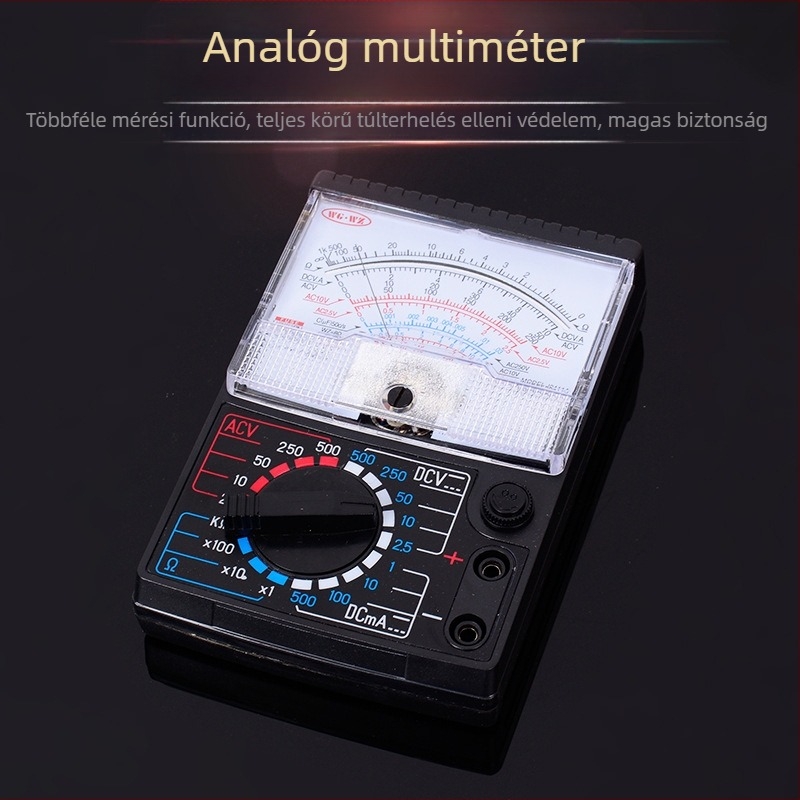 Kézi analóg multiméter mechanikus mutatóval, magas pontosságú MF411 professzionális villamossági szakembereknek