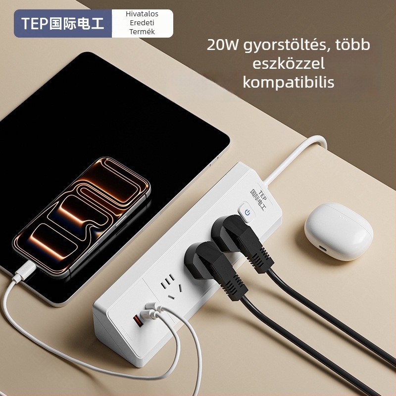 Okos ferde háromszög alakú USB-s többsportos elosztó lakásba és kollégiumba
